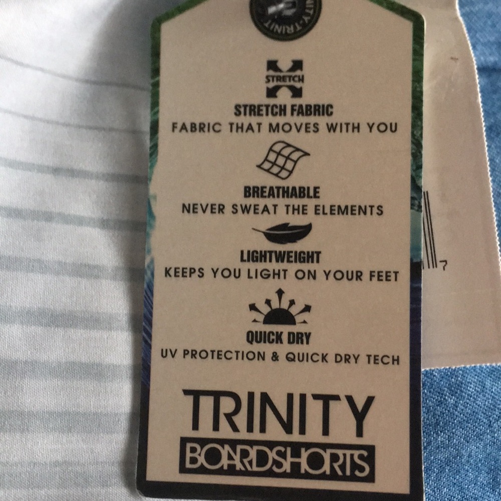 Trinity Board shorts for men size 28 NEW w/tags - Picture 3 of 5